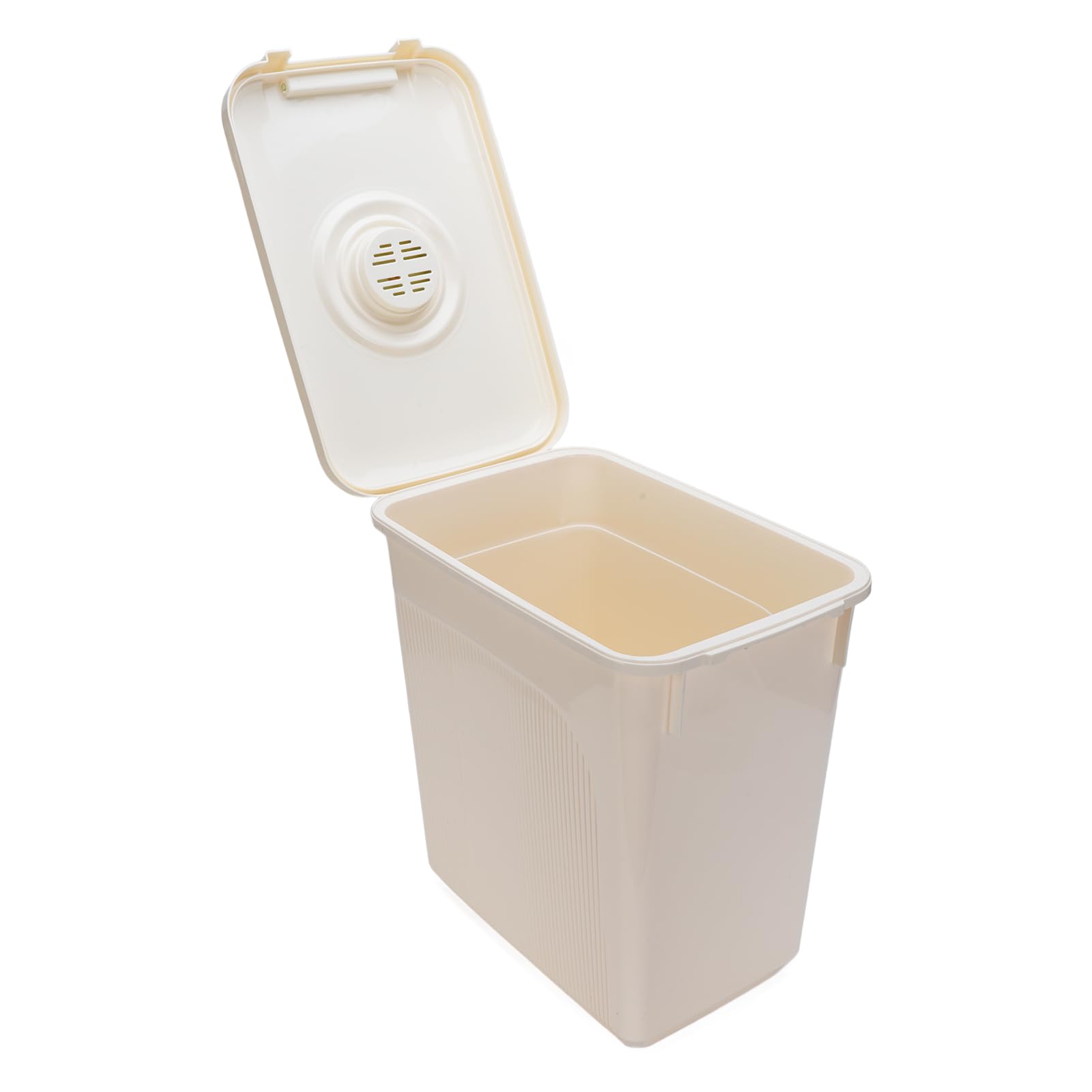 Zunate Contenitore Versatile per la Conservazione del Riso per Uso Domestico e Commerciale, Materiale PP Ermetico e Addensato (Colore puro 30 kg / 66,1 libbre)