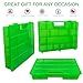 Life Made Better LMB's New & Improved Fun-Green Home Storage, Organization & Travel Case Compatible with Battle Bakugan Figures, Toy Accessories by LMB