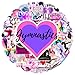 Gymnastics Stickers, 50PCS Sports Graffiti Pack Waterproof Vinyl Decals for Water Bottles Cup Laptop Mobile Phone Skateboard (Gymnastics)