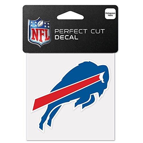 NFL Buffalo Bills 63038011 Perfect Cut Color Decal 4 x 4 Black