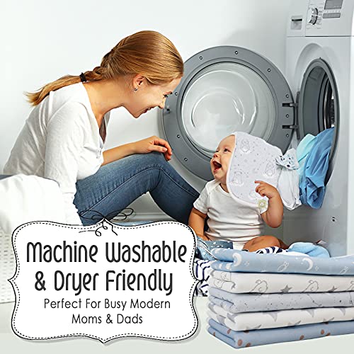 Biologische Spuugdoekjes voor Babyjongens en-meisjes - 5 Stuks Ultra-Absorberende Spuugdoek, Pasgeboren Handdoek - Melk… - Image 7