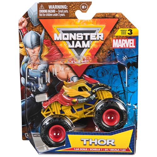 Jouets super héros pour enfants camion monstre Thor Marvel Monster Jam de salon