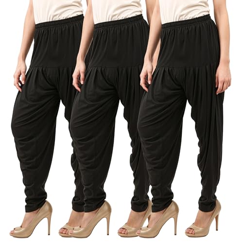 Image of Buy That Trendz Patiala Salwar for Women Relaxed Fit Viscose Patiyala Salwar Harem Bottom Pants