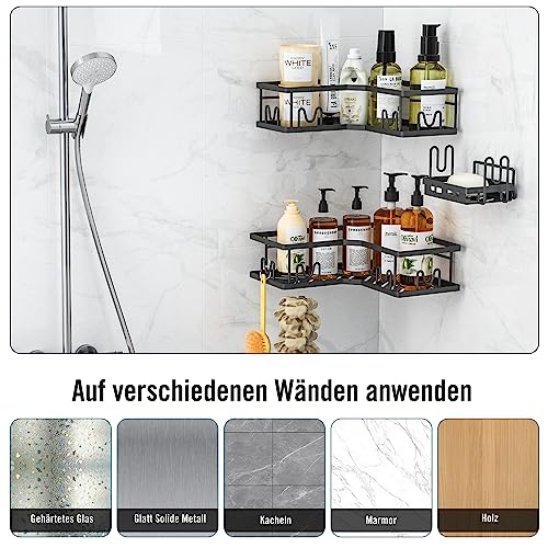 Ssylqwj Mensola Doccia senza Foratura - Porta