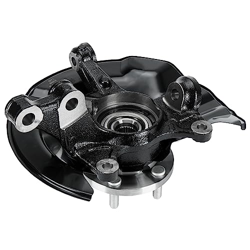 Image of Front Right Passenger Side Steering Knuckle & Wheel Bearing Hub Assembly Compatible with Toyota Corolla 1.8L 2.4L 2009-2013, Matrix 1.8L 2009-2013, (Built in USA), Replace 698-380