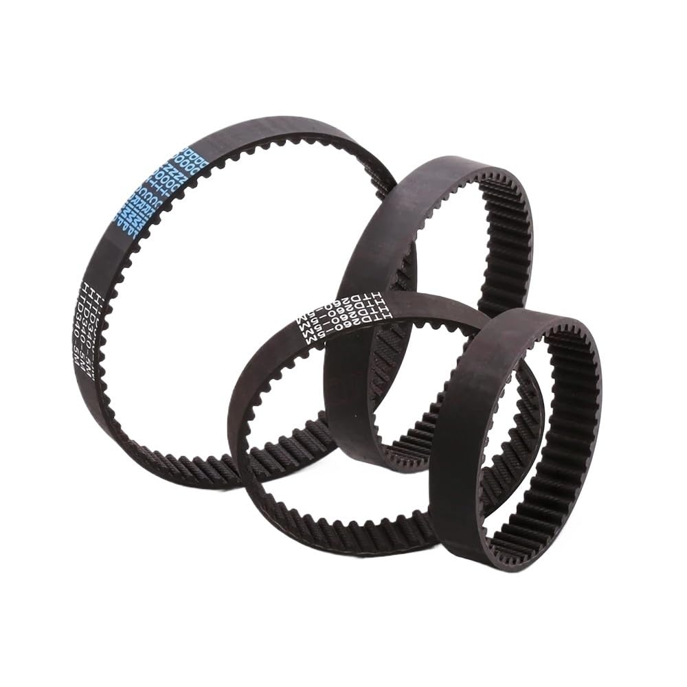 TS-dai, Larghezza 15 mm. HTD-5M. Cintura Dimagrante Gomma a Circuito Chiuso 380 385 390 395 400 405 410 415 420 425 430mm Lunghezza Cinture sincroni Parte (Length : 400mm, Number of PCS : 5pcs)