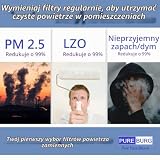 PUREBURG Filtr zamienny kompatybilny z oczyszczaczami powietrza FRESHDEW & DAYETTE AP303 AP304, 2-pak H13 HEPA z węglem aktywnym i filtry wstępne (pralne) do czyszczenia powietrza z kurzu, VOCs