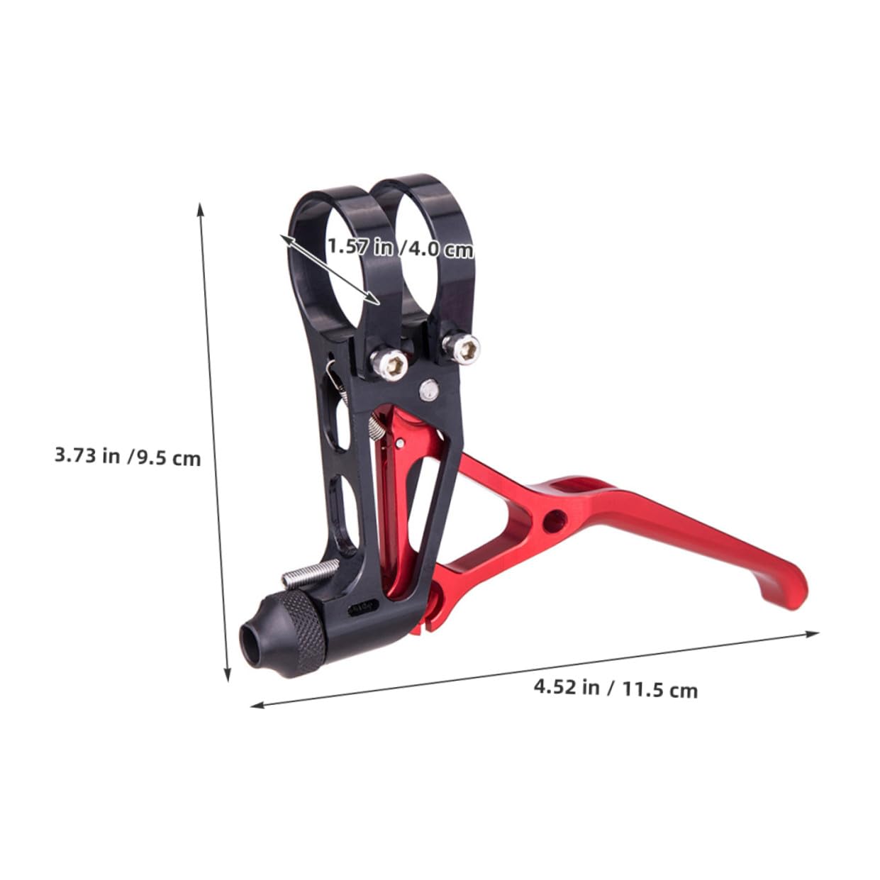 Toyvian Leve Freno Bici in Lega di Alluminio Cnc, 1 Paio, Rosso | Manopola di Regolazione, Design Ergonomico, Uso Semplice per Adulti e Ragazzo Ragazza