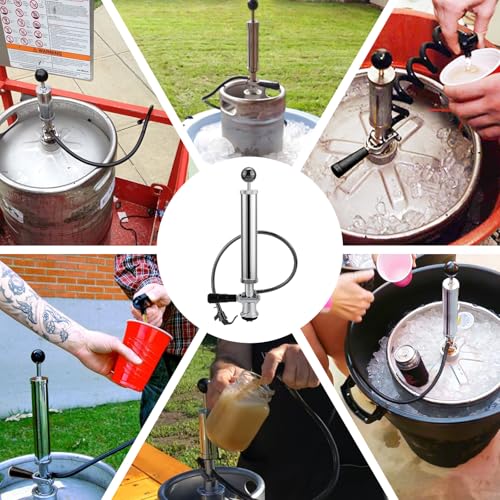 MRbrew 8" Beer Tap Keg Pump D-System, Draft System Keg Tap with Beer Faucet by MRbrew - Used condition - Image 7