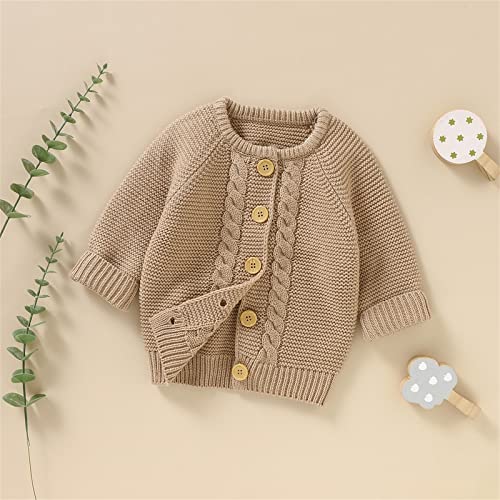 Baby Girl Boy Knit Cardigan Sweater Warm Pullover Tops Toddler Infant Outerwear Jacket Coat Outfit2
