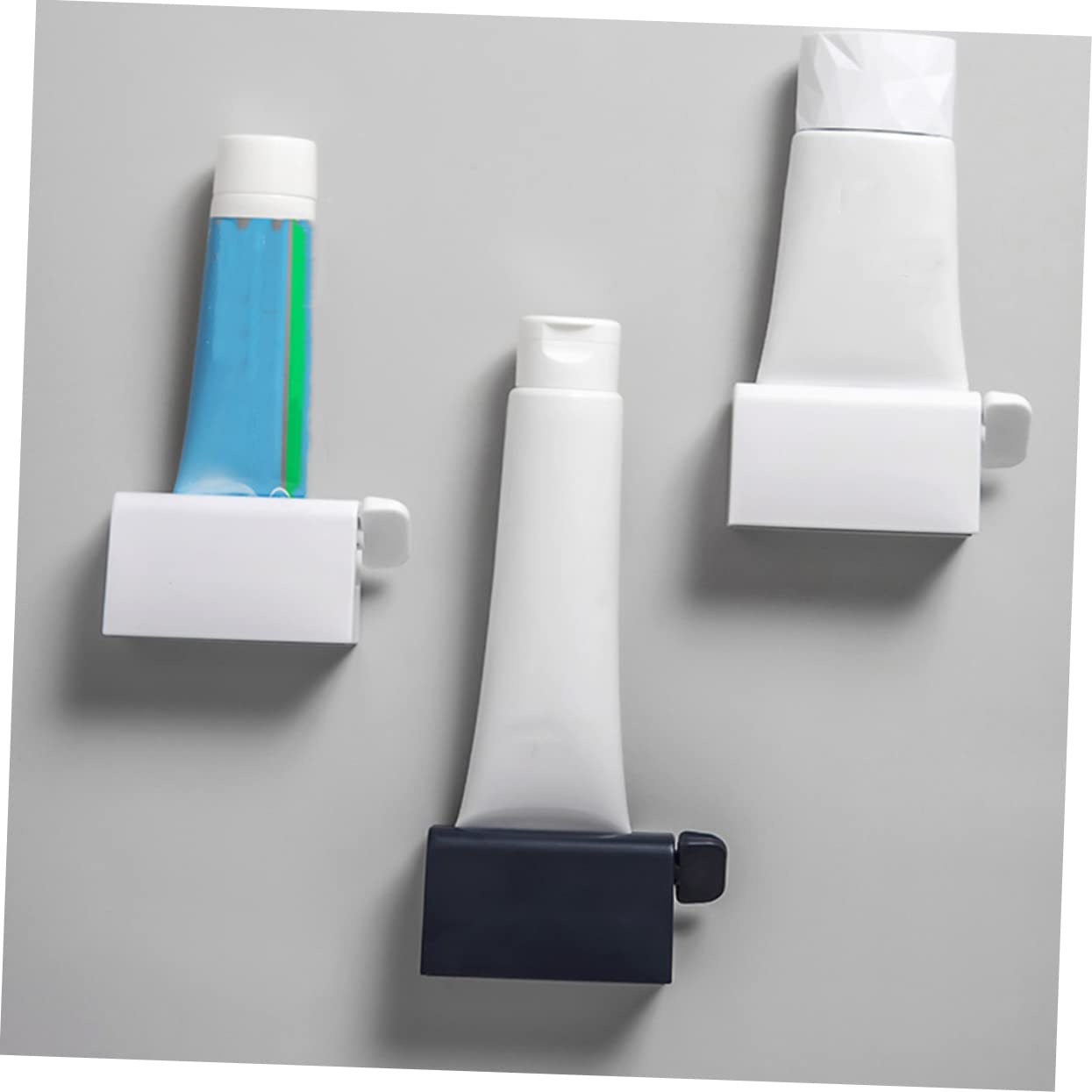 CLISPEED Bathroom Toothpaste Dispenser Squeezer Wall-Mounted Corner- Material for Easy Squeeze