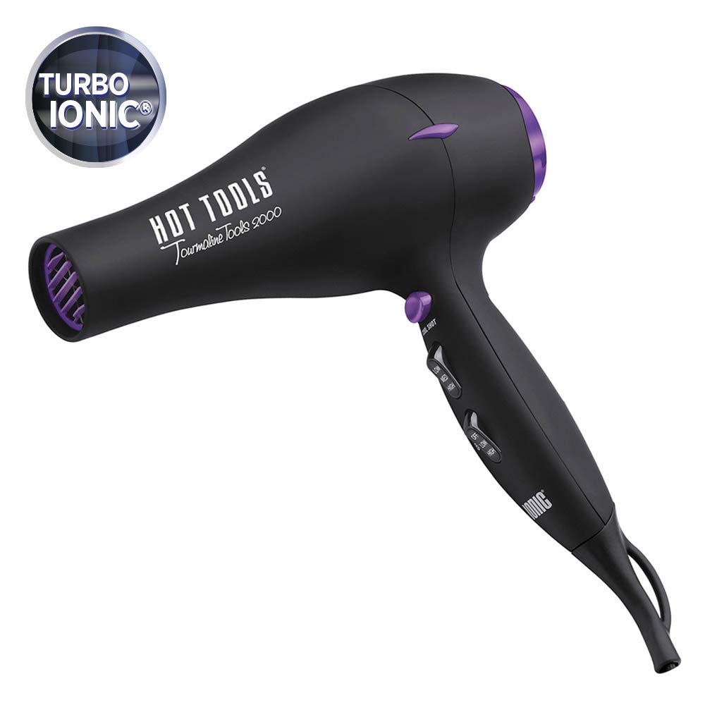 Amazon.com: HOT TOOLS Secador de pelo turmalina profesional 2000 Turbo :  Belleza y Cuidado Personal
