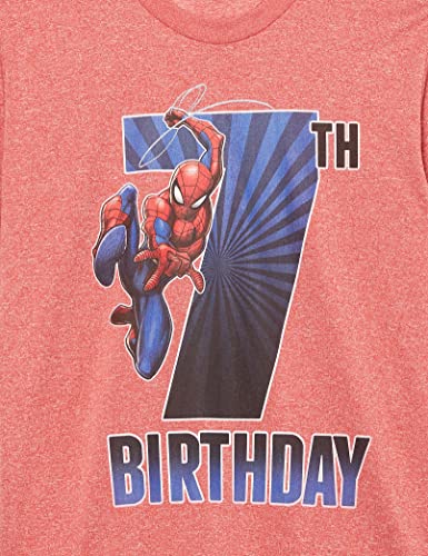 Marvel Kids' Spiderman 7th Bday T-Shirt2