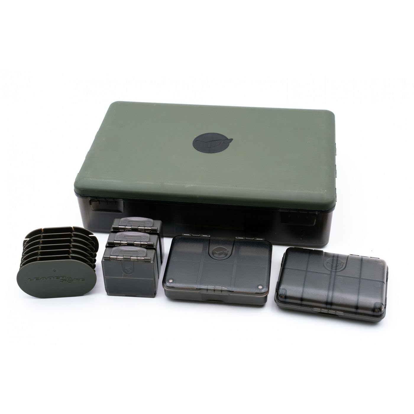 Korda Scatola per attrezzatura da pesca, collezione grande, 35,5 cm x 24 cm x 7,5 cm