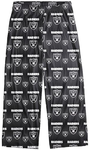 FOCO Las Vegas Raiders Men's Scatter Pattern Pajama Lounge Multi Color Pants
