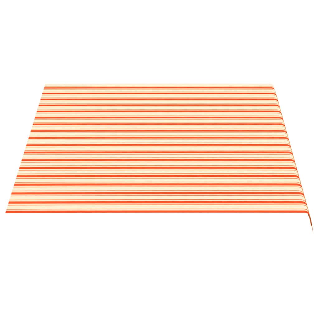 vidaXL Tessuto di Ricambio per Tenda da Sole Giallo e Arancio 3x2,5 m