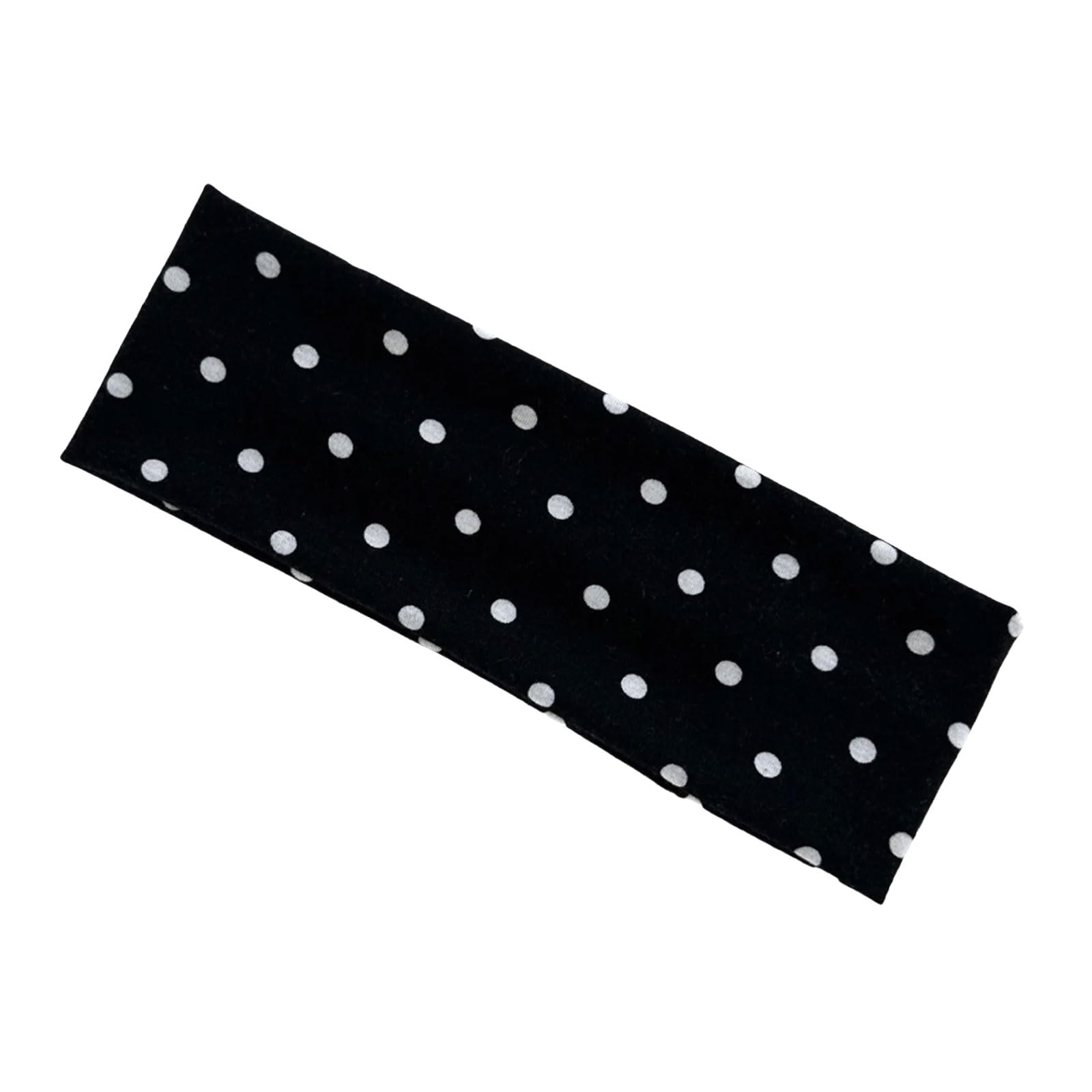 MICFENY Elastic Workout Headband Nonslip Round Dot Design Hair Ornament Soft Fabric Hair Band For Fitness Daily Use