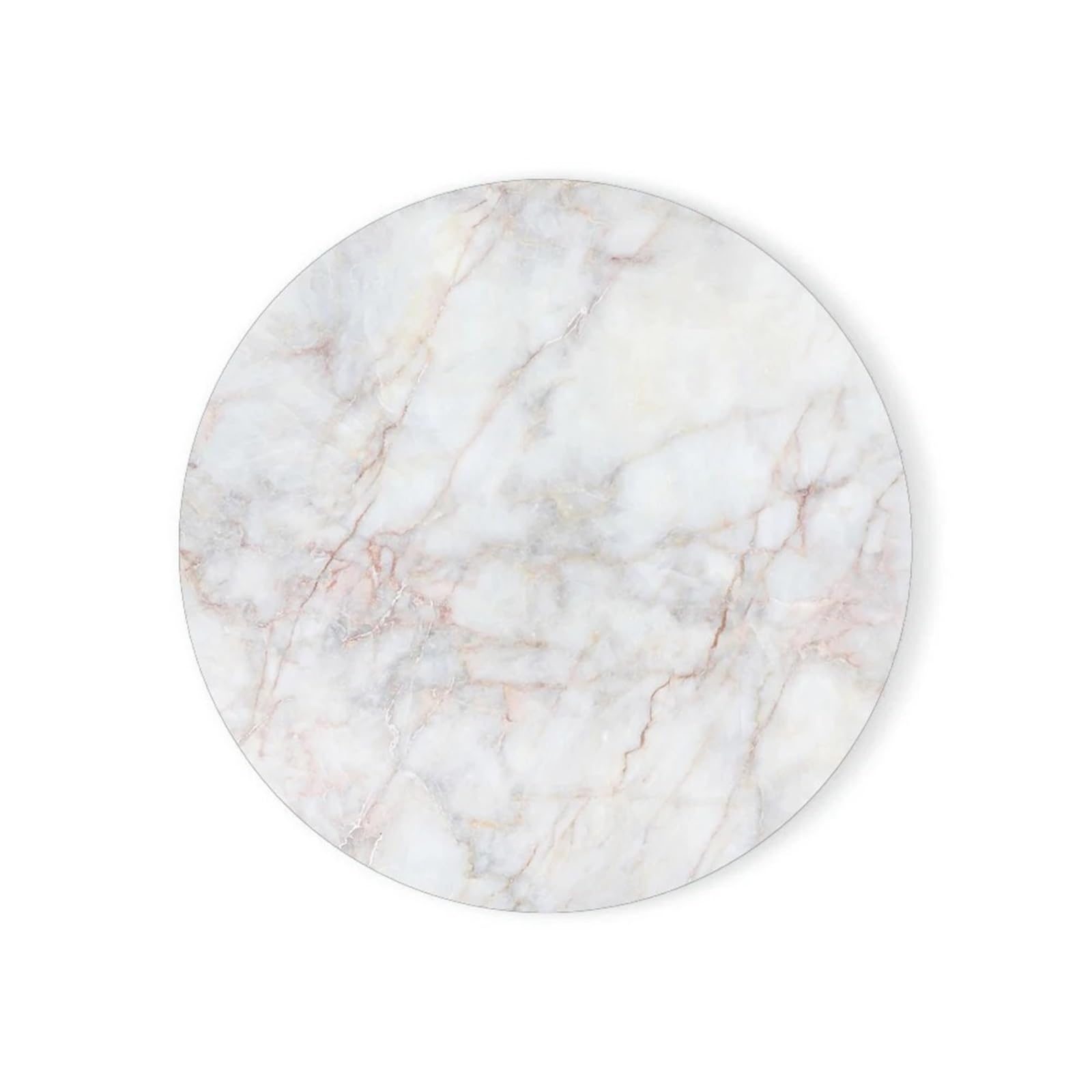2pcs White Marble Coaster Absorbent Ceramic Coasters With Cork Base Cute Table Cup Stone for kitchen(Color3)