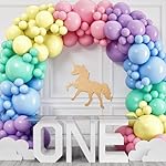 ALL-IN-1 Pastel Balloon Arch Kit for Pastel Party Decorations – Easter Spring Rainbow Party Balloons for Birthday, Baby Shower Decorations - Pastels Balloon Arch Kit with Mixed Sizes Rainbow Balloons - Image 4