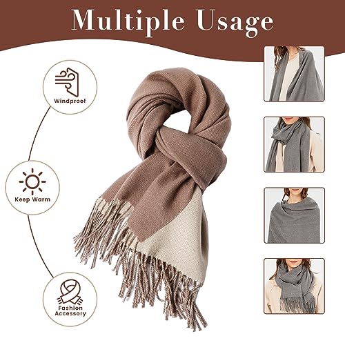 maamgic Womens Scarf Large Pashmina Shawls and Wraps Light Blanket Scarf for Evening Dress Warm Daily Travel Office4