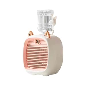 2022 Kids Portable Air Conditioner Fan Mini Rechargeable Evaporative Air Cooler in 3 Speed USB Personal Air Conditioner