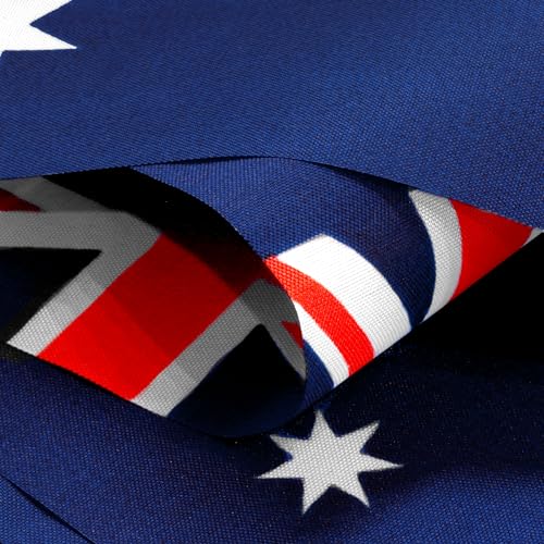 Image of Anley Australia String Flag Pennant Flags, Patriotic Events 26th of January Australia Day Australian National Day Decoration Sports Bars - 33 Feet 38 Flags