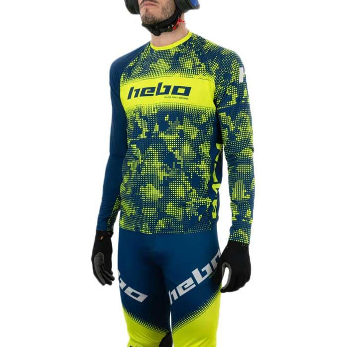 T-Shirt Hebo Race Pro Long Sleeve L idéal pour vos sorties trail et moto