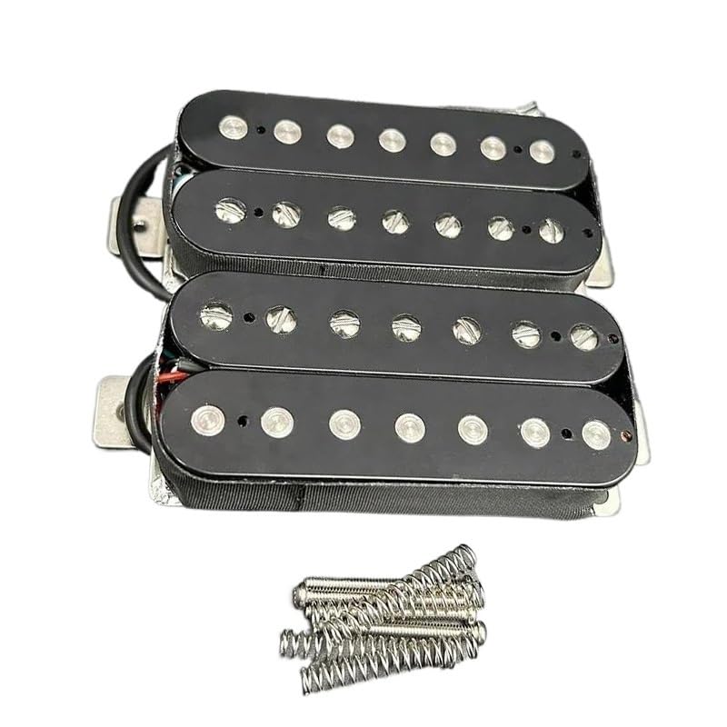Części Gitar Elektrycznych Alnico 5 7-strunowy Przetwornik Humbucker Do Gitary Elektrycznej Z Cewką Rozdzielającą N-8.8K/B-14.2K Części Do Gitary(B+N)
