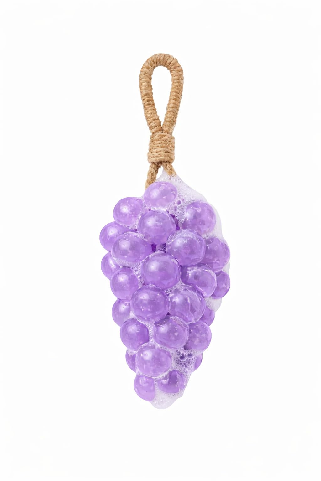 SUNDARA Lavender Hanging Grape Soap | Handmade Aromatic Bath Soap with Lavender Fragrance, Glycerin & Natural Oils | Decorative Moisturizing Bubble Soap for Soft Smooth Skin | Luxury Gift Soap for Men & Women