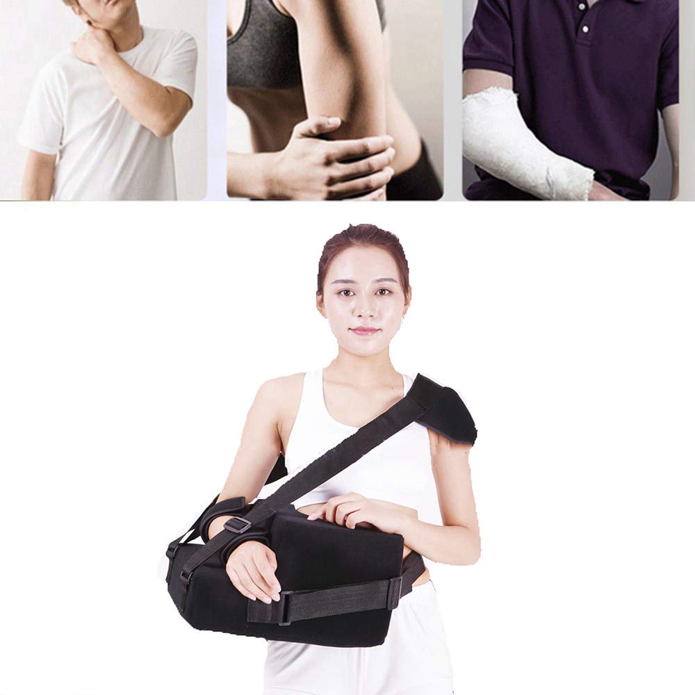 Cabestrillo para Brazo: Cabestrillo médico Transpirable y de diseño ergonómico para Huesos fracturados Rotos: Brazo Ajustable, Soporte del Manguito rotador del Hombro (Adulto),Derecho