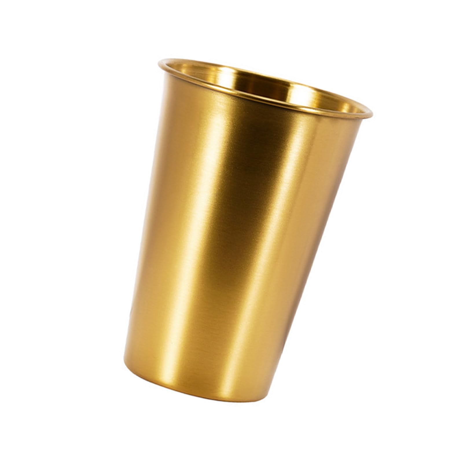 Jazuaiao Metal Drinking Tumblers Wine Cups Stackable Cup Stainless Steels Drinking Cup Portable Teas Coffee Milk Mug Metal Tumblers