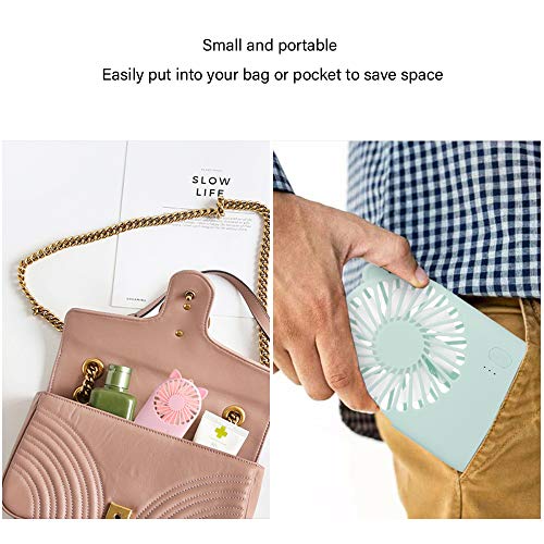 Pedkit Ventilador de bolso Ventilador portátil portátil mini-ventilador com carregamento USB 3 veloc