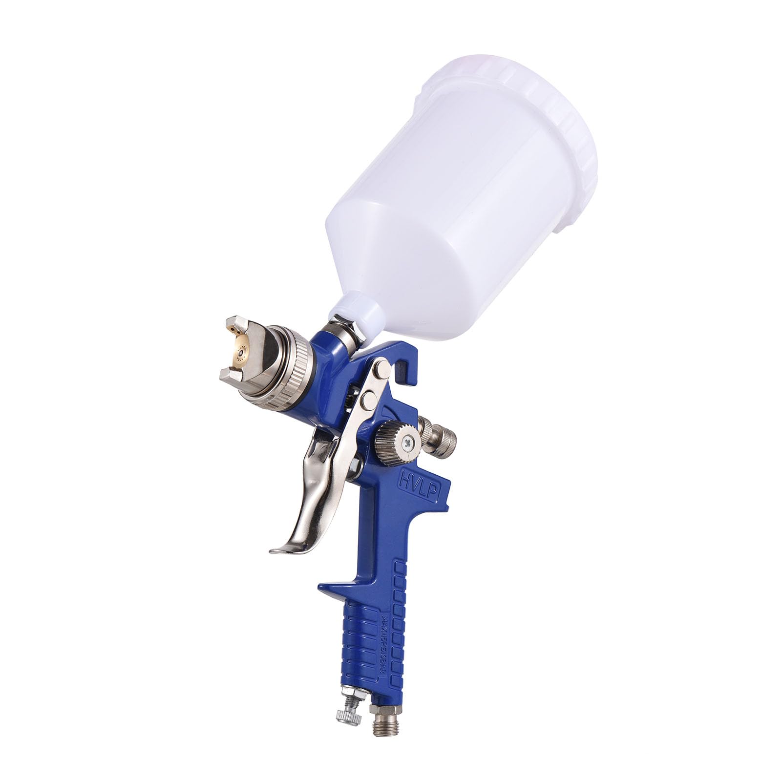 Pulverizador HVLP para Tratamiento de Revestimiento Electroforético, Pistola de Pintura para Superficies con 3 Boquillas, Funcionamiento Flexible Profesionales la Pintura (Azul)
