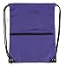 HOLYLUCK Drawstring Backpack Bag Sport Gym Sackpack (purple)