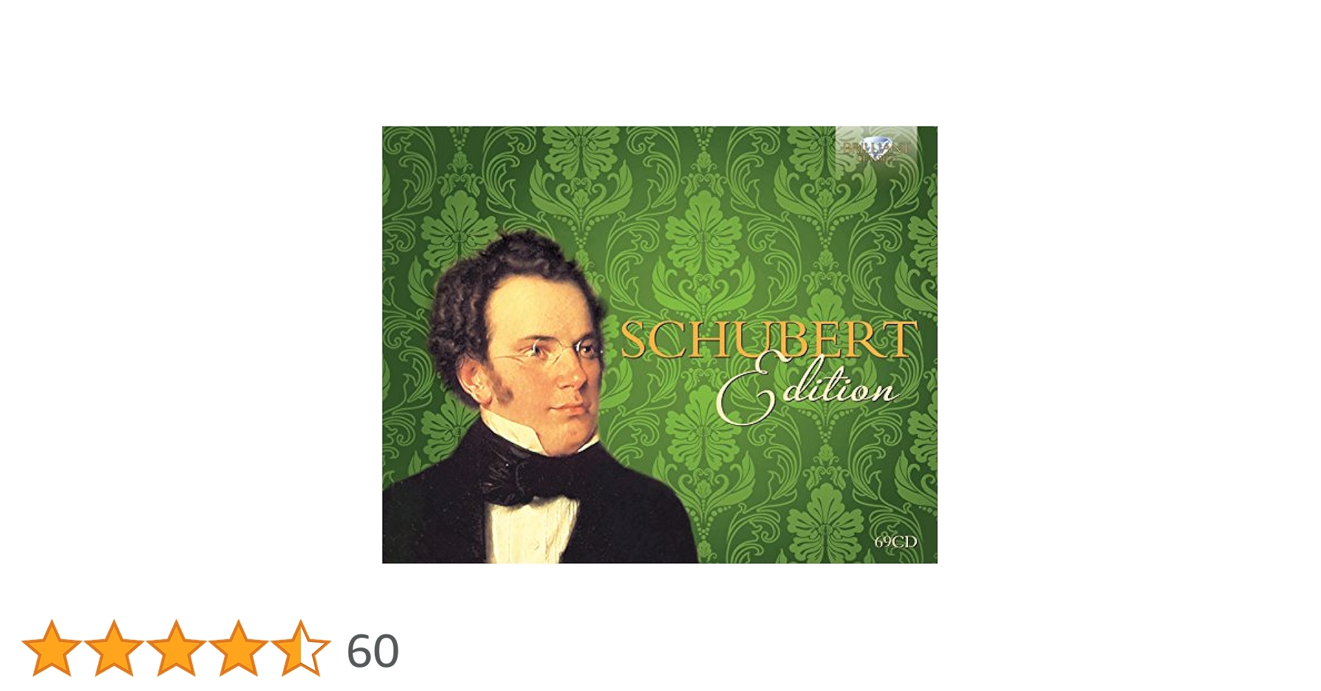 シューベルト・エディション　69CD ブリリアント シューベルト・エディション 69CD ブリリアント SCHUBERT,FRANZ