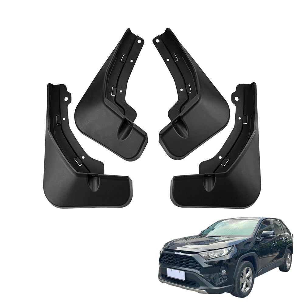 Faldillas antibarro contra impactos de grava para RAV4 2019-2022 2WD sin estribos
