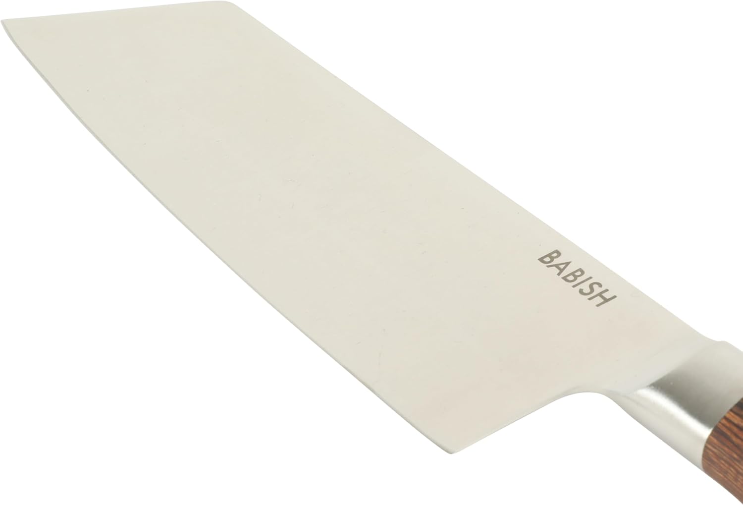 Babish 7.5-Inch Clef Knife – High-Carbon 1.4116 German Steel Kitchen Knife with Dark Pakka Wood Handle, Chef & Cleaver Hybrid for Chopping, Slicing & Prep, Full-Tang, Razor Sharp, Ergonomic Design