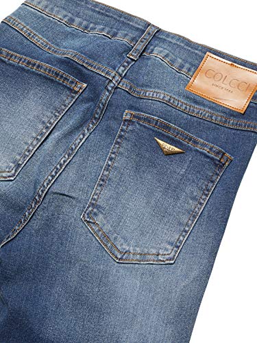 Calça jeans Bia, Colcci, Feminino, Azul (Índigo), 46