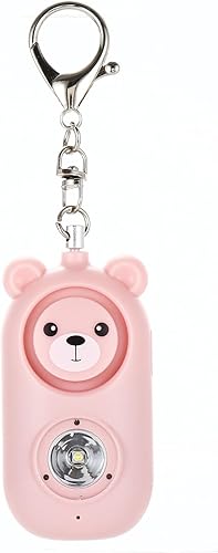 Miniatura 8 de Alarma personal para mujeres  130 dB recargable con luz estroboscópica LED, llavero de alarma de seguridad de autodefensa para niños mayores, sirena
