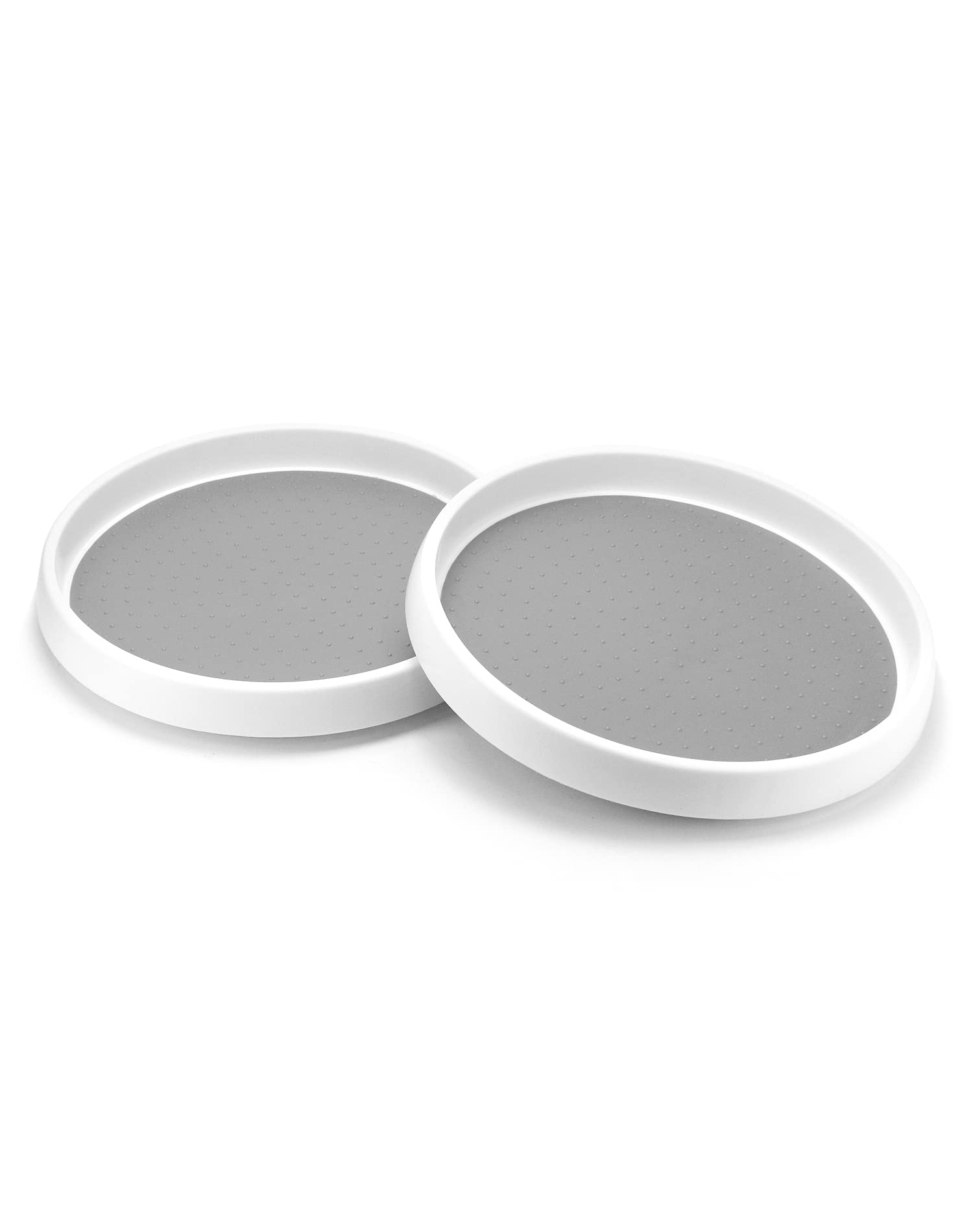 Lazy Susan 2 Tier Non Slip Turntable 25cm Turntable Seasoning Organizer