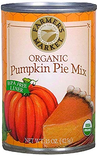 Farmer's Market Organic Pumpkin Pie Mix, 15-Ounce Cans (Pack of 8)