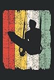 Ringeturnen Ringe Turner Ringsport Retro Geschenk Notizbuch (Taschenbuch DIN A 5 Format Liniert): Ringtraining Geschenk Notizheft, Schreibheft, ... und Profisportler, die Geräteturnen lieben.