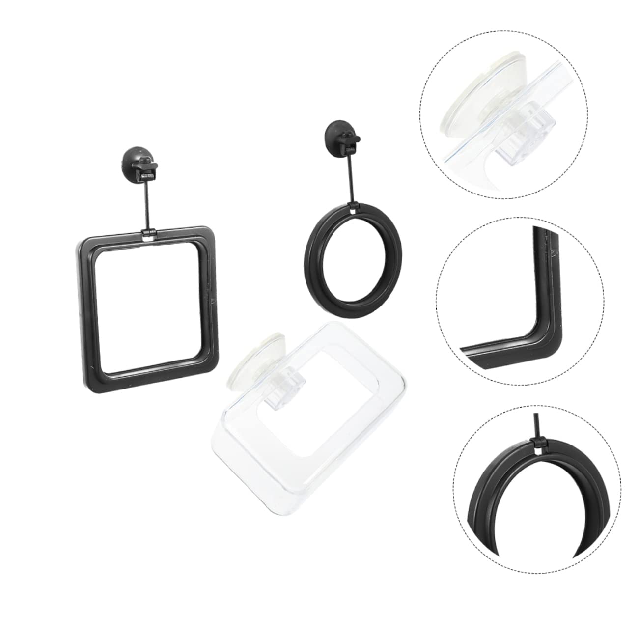 Mipcase 15stücke Tragbare Fischfütterungsringe Für Aquarien Professionelle Futterstationen Für Süß Und Salzwasser Für Garnelen Und Tropische Fische Mit Schwimmendem Design Für