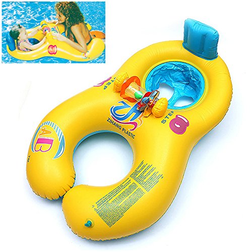 Shemrow nuoto Floater Mother & Baby nuoto aiuto di galleggiamento di sicurezza del bambino galleggiante sedile