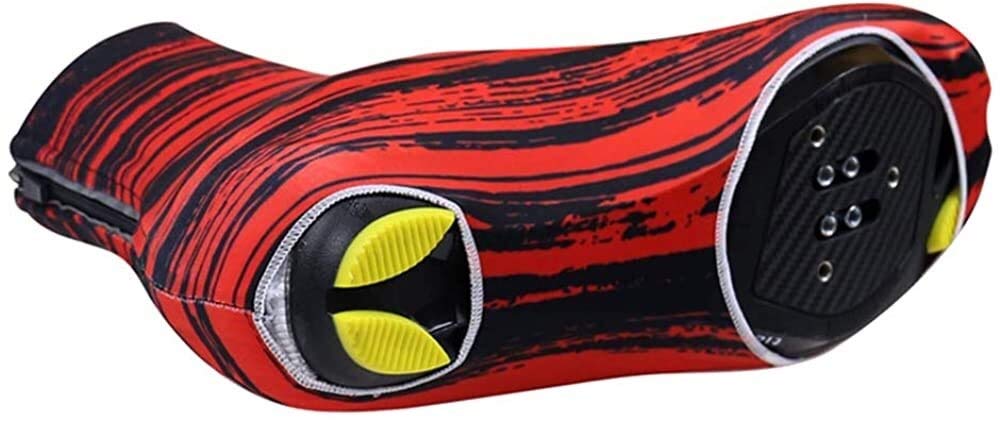 Cubrezapatillas de Ciclismo Cubrezapatillas de Ciclismo Cubrezapatillas de Bicicleta térmicas a Prueba de Viento, Tejido de Alta Elasticidad Bota Transpirable a Prueba de Salpicaduras para Hombres M