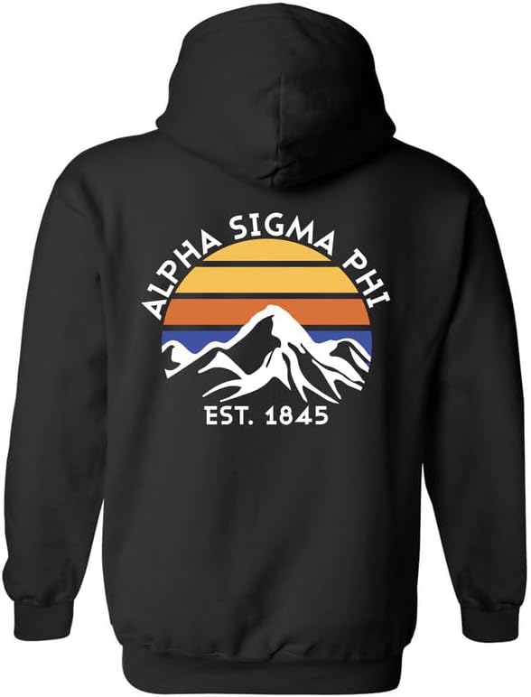 Alpha Sigma Phi Hoodie - Alpha Sig White Mountains Sweatshirt