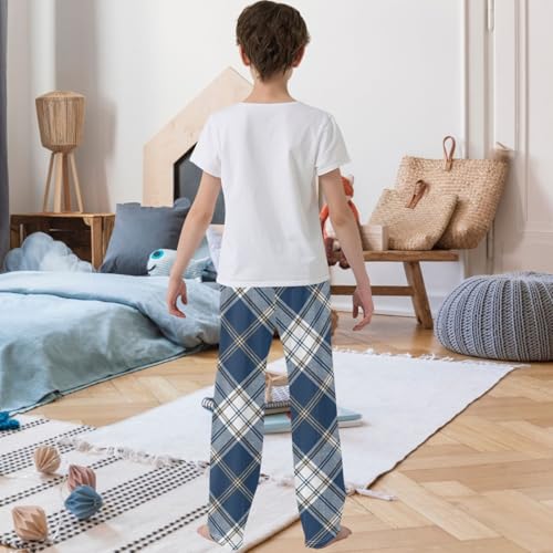 Boy's Pants Penguin White Heart Cartoon Red Jogger Pants Elastic Waist Long Bottoms Trousers with Pockets 6-14 Years3