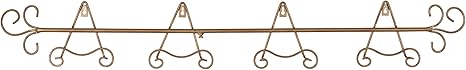 Amazon.com: Touch of Class Galla Petite Plate Rack - Satin Gold - Metal ...