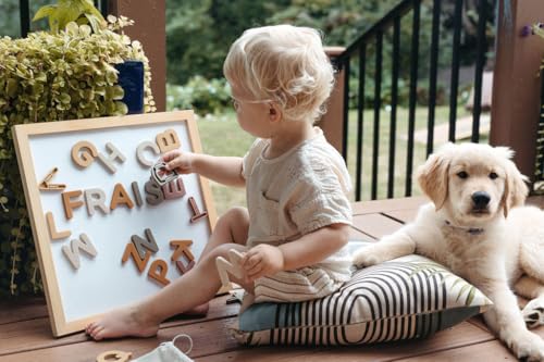 Neutral Silicone Alphabet Magnetic Letters, 26 Piece Non Toxic Learning Set, Perfect for Refrigerator, Whiteboard and Educational Activities - Image 3