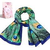 Ces écharpes pour femme sont fabriquées en polyester 100 % soie synthétique, super doux et délicat. Les écharpes douces sont confortables et pratiques.